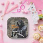 Halloween Grim Reaper  Papieren Bordje (Feest)
