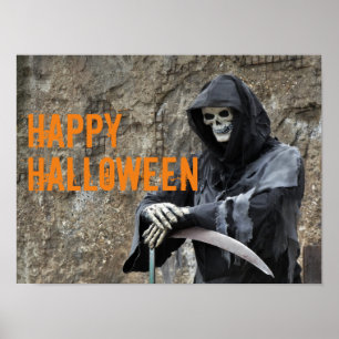 Halloween Grim Reaper  Poster