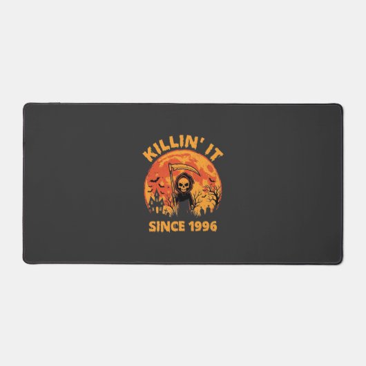 Halloween Grim Reaper Sinds 1996 Verjaardag Design Bureaumat (Voorkant)