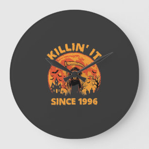 Halloween Grim Reaper Sinds 1996 Verjaardag Ontwer Grote Klok