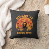 Halloween Grim Reaper Sinds 1996 Verjaardag Ontwer Kussen (Deken)