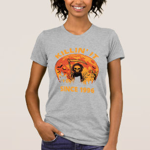 Halloween Grim Reaper Sinds 1996 Verjaardag Ontwer T-shirt