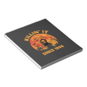 Halloween Grim Reaper Sinds 1996 Verjaardagsontwer Notitieblok (Schuin)