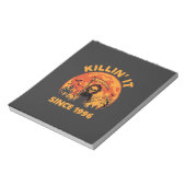 Halloween Grim Reaper Sinds 1996 Verjaardagsontwer Notitieblok (Linkerzijde)