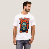 Halloween Grim Reaper Skull T-Shirt for Horror Fan (Voorkant volledig)