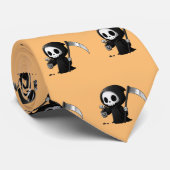 Halloween grim Reaper stropdas, stropdas (Opgerold)