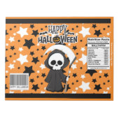 Halloween Grimm Chip Bag Wrappers Party Favorieten Notitieblok (Voorkant)