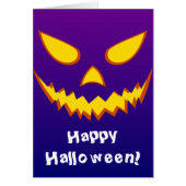 Halloween Grinning Face Jack op Lantern Pumpkin (Voorkant)