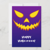 Halloween Grinning Face Jack op Lantern Pumpkin (Voorkant)