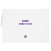 Halloween Grinning Face Jack op Lantern Pumpkin (Achterkant Horizontaal)