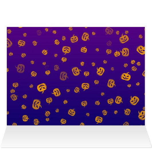 Halloween Grinning Face Jack op Lantern Pumpkin (Binnen Horizontaal (Boven))