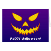 Halloween Grinning Face Jack op Lantern Pumpkin (Voorkant Horizontaal)