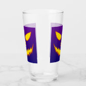 Halloween Grinning Face Jack op Lantern Pumpkin Glas (Links)