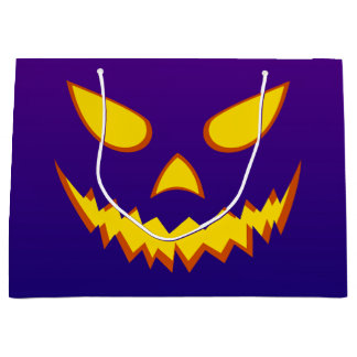 Halloween Grinning Face Jack op Lantern Pumpkin Groot Cadeauzakje