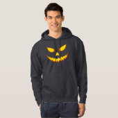 Halloween Grinning Face Jack op Lantern Pumpkin Hoodie (Voorkant volledig)