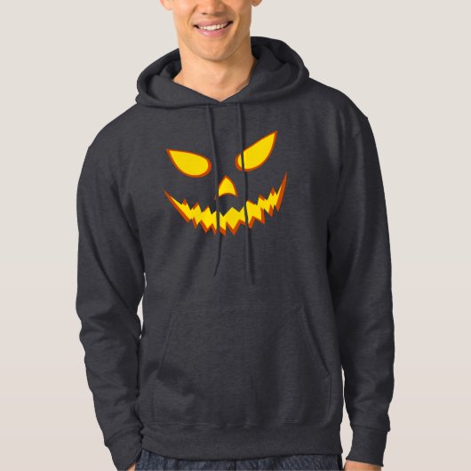Halloween Grinning Face Jack op Lantern Pumpkin Hoodie (Voorkant)