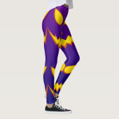 Halloween Grinning Face Jack op Lantern Pumpkin Leggings (Rechts)