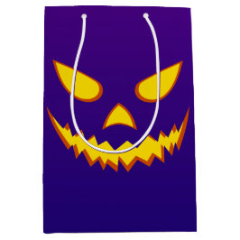 Halloween Grinning Face Jack op Lantern Pumpkin Medium Cadeauzakje