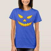 Halloween Grinning Face Jack op Lantern Pumpkin T-shirt (Voorkant)