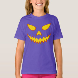 Halloween Grinning Face Jack op Lantern Pumpkin T-shirt