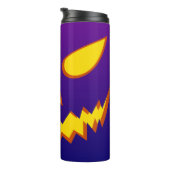 Halloween Grinning Face Jack op Lantern Pumpkin Thermosbeker (Geroteerd rechts)