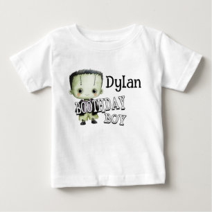 Halloween Groene Frankenstein Verjaardag T-Shirt