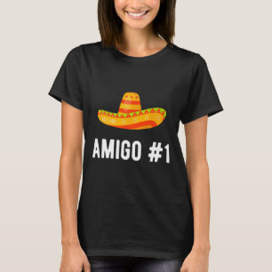 Halloween Groep Matching Kostuum Grappig Mexicaans T-shirt
