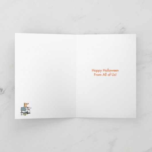 Halloween-groeptherapie Kaart (Binnen)