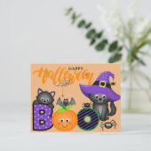 Halloween Groet Briefkaart (Staand voorkant)