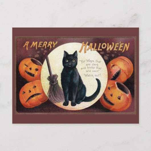 Halloween Groet door Ellen Clapsaddle Briefkaart (Voorkant)