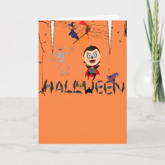 Halloween groet / Kaarten uitnodigen (Voorkant)
