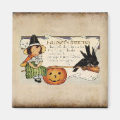 HALLOWEEN  GROET MAGNEET (Voorkant)