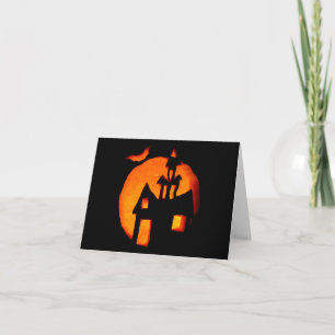 Halloween groet / notitiekaart 1