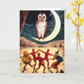  Halloween Groet / Opmerking Kaart (Gele Bloem)