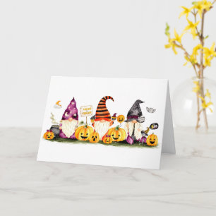 HALLOWEEN GROET VAN COOL GNOMES KAART