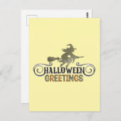 Halloween Groeten - Halloween Briefkaart (Voorkant / Achterkant)