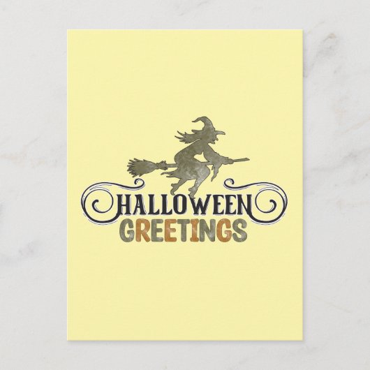 Halloween Groeten - Halloween Briefkaart (Voorkant)