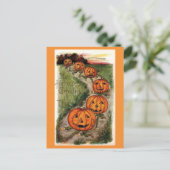  Halloween Groeten Jack O Lantern Pompoen Briefkaart (Staand voorkant)
