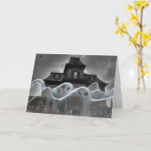 HALLOWEEN Groeten Kaart (Gele Bloem)