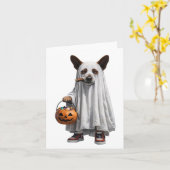 Halloween-groeten Kaart (Gele Bloem)