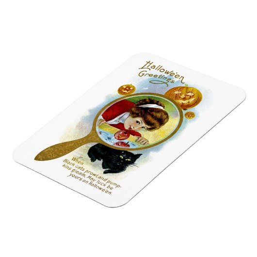 Halloween-groeten Magneet (Linkerzijde)