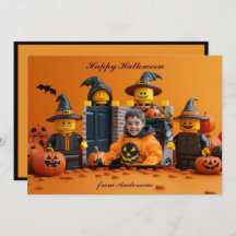 Halloween groeten met aangepaste foto Card