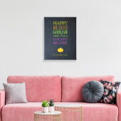 Halloween Groeten Tekst Gepersonaliseerd Canvas (Insitu (Woonkamer))