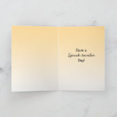 Halloween-groeten van de hand getekende Cartoon Feestdagen Kaart (Binnen)