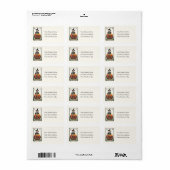 Halloween Groeten Van Lil Witch Adres Label (Full Sheet)
