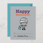 Halloween Groeten voor Kinderen Briefkaart (Voorkant / Achterkant)