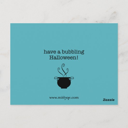 Halloween Groeten voor Kinderen Briefkaart (Achterkant)