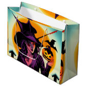 Halloween Groot Cadeauzakje (Voorkant Gekanteld)