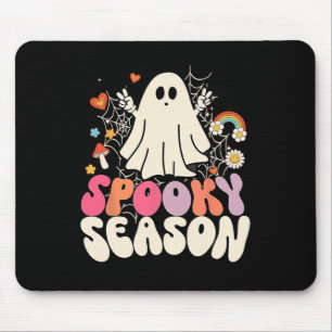 Halloween Groovy Boo Ghost Spooky Mannen Kinder Muismat
