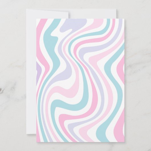 Halloween Groovy Cute Ghost 1e verjaardag Kaart (Achterkant)